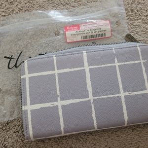 Thirty-one all about the benjamins wallet **worn check smooth pebble**
